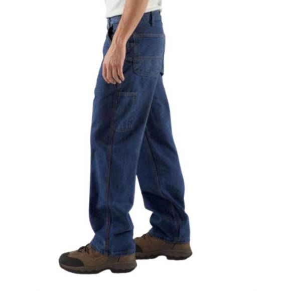 NEW CARHARTT men's flame resistant utility jean - length 36" in denium - Picture 3 of 4